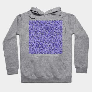 Indigo Sprinkles Pattern Hoodie